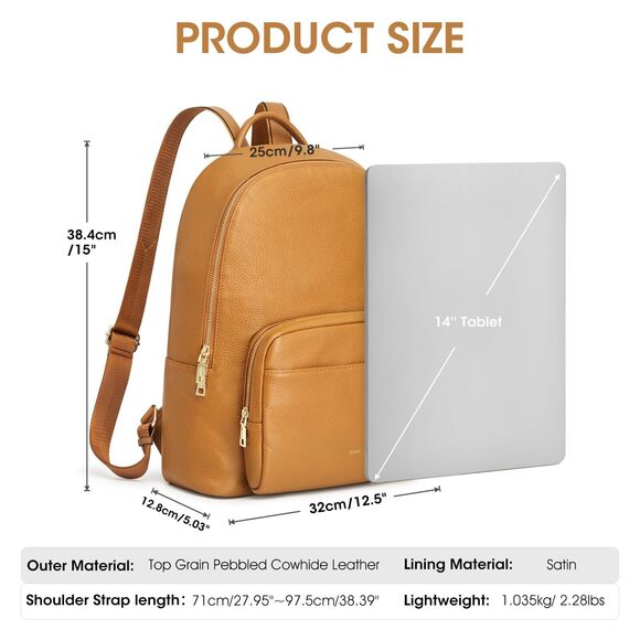 5230 Leather Backpacks ,Fashion Multi-fuction Bag with Card Zipper Bag main image 6